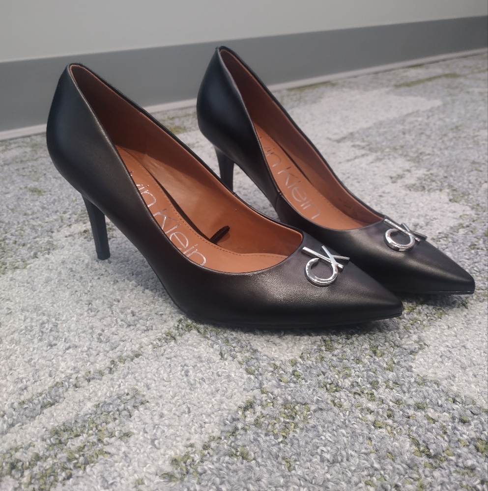 Calvin Klein Black Heels with Sleek Design